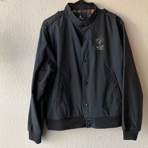 Disney Parks Embroidery Mickey Bomber Jacket